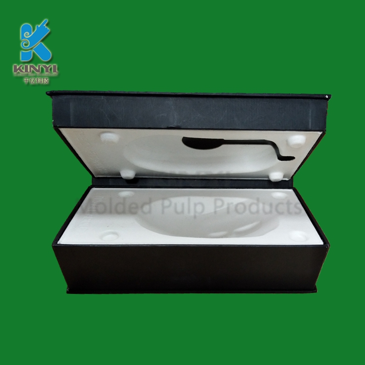 Eco-friendly Bagasse Pulp Molded Mouse Packaging Box