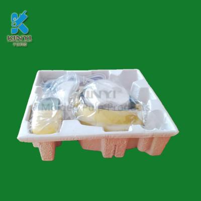 White Paper Pulp Mold Massager Protective Packaging Insert