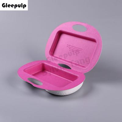 Sugarcane Bagasse Pulp Molded Make-Up Box Packaging