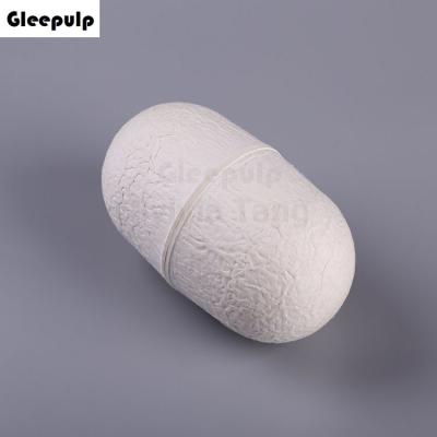Molded Paper Pulp Cocoon Shape Packaging Box