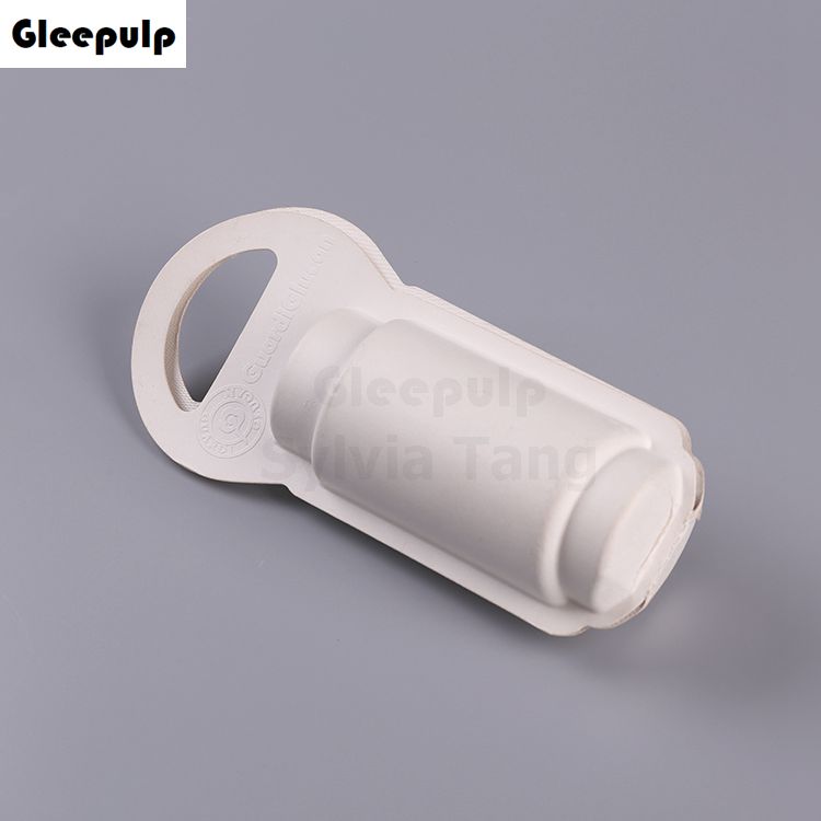 Pulp Molded Tube Shape Clamshell Box Packaging