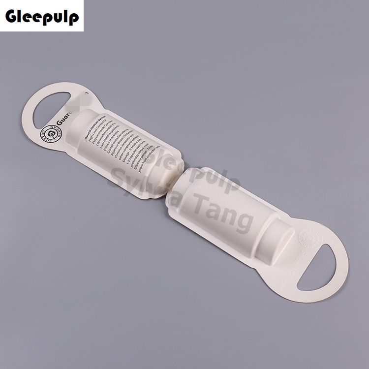 Pulp Molded Tube Shape Clamshell Box Packaging
