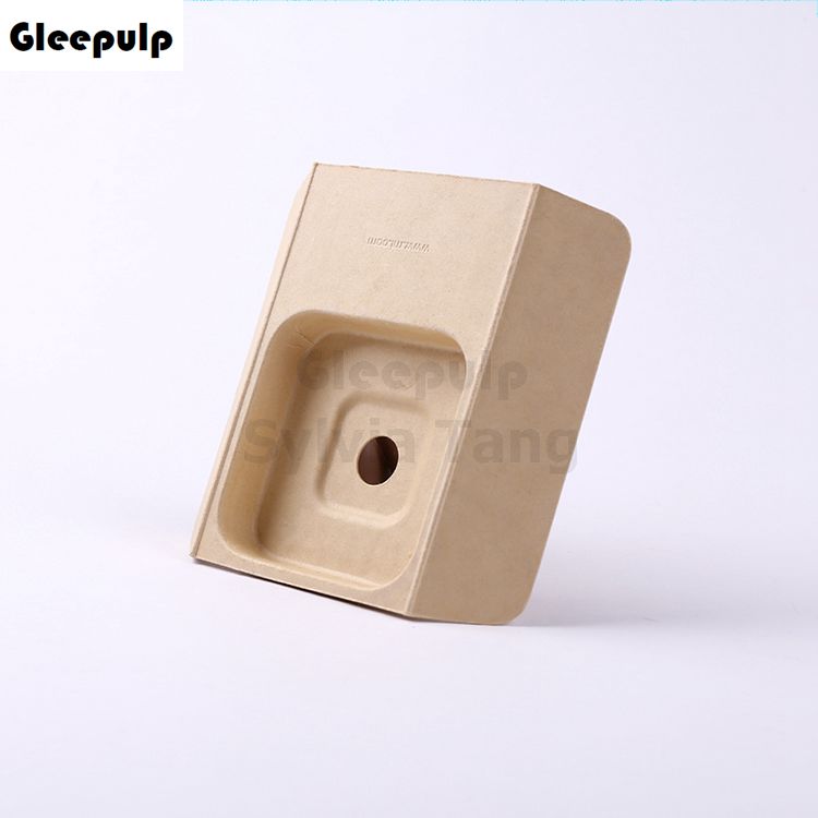 Eco-friendly Pulp Molded Natural Color Electronic Packaging Insert