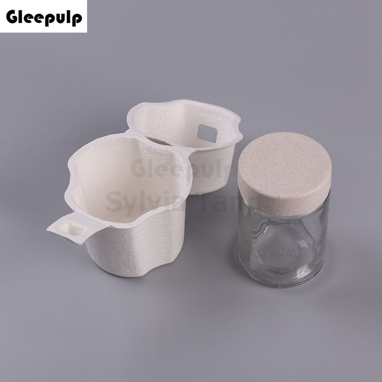 Paper Pulp Molded Glass Bottle Protective Packaging Box