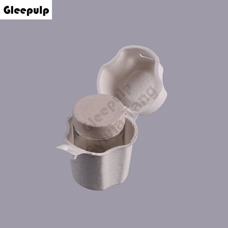 Paper Pulp Molded Glass Bottle Protective Packaging Box