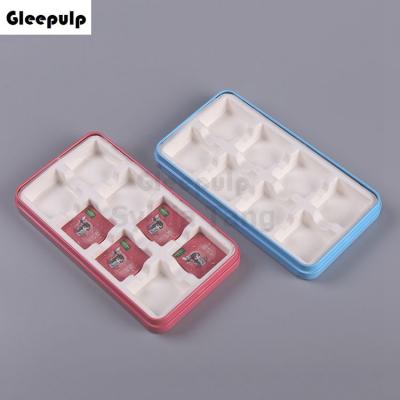 Bagasse Pulp Molded Candy Box Packaging Insert
