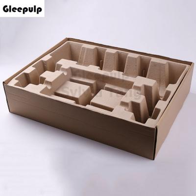Molded Pulp Airplane Controller Protective Packaging Tray