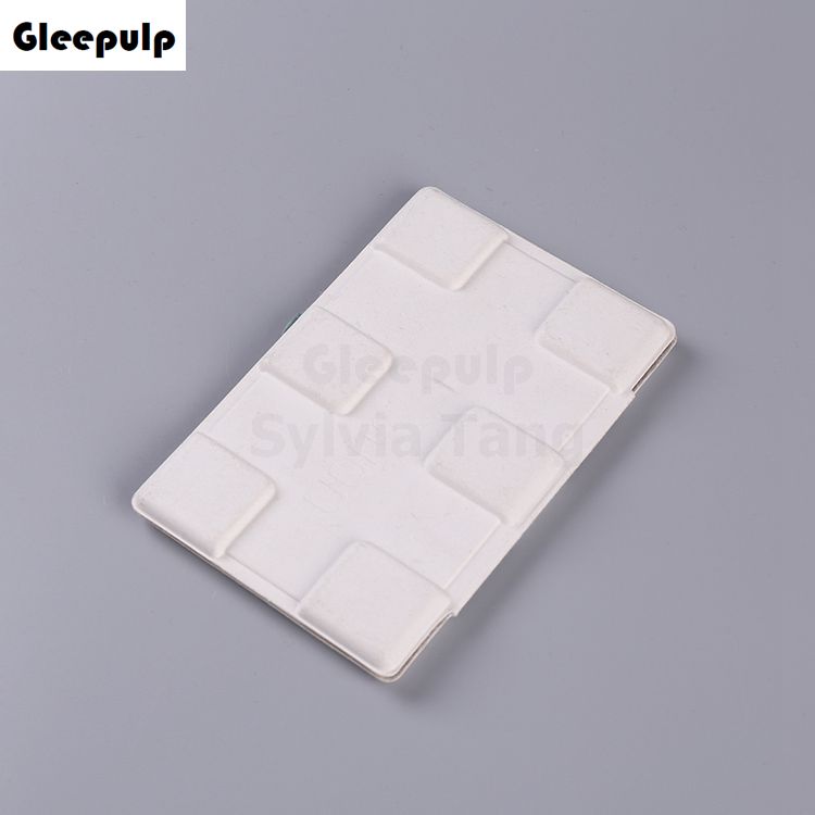 Eco friendly Bagasse Pulp Molded Eyeshadow Case