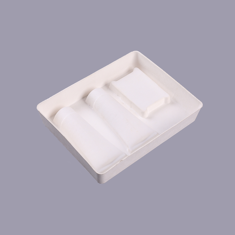 Pulp Molded Biodegradable Skincare Paper Packaging Insert