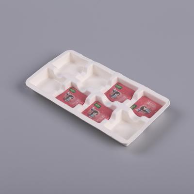 Newly Molded Pulp Chocolate Paper Packing Tray 