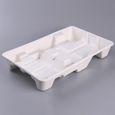 White Pulp Molded Hardwares Paper Tray Packaging